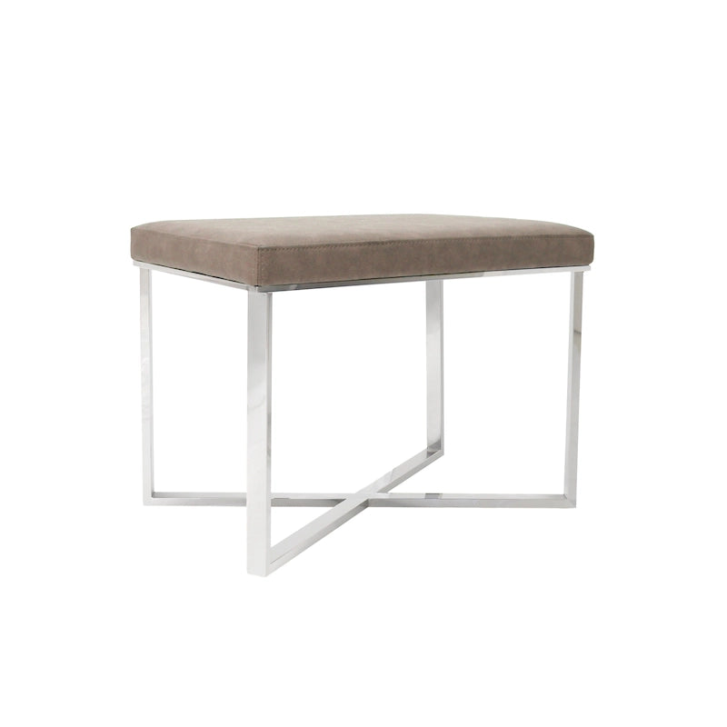 Stool with Stainless Steel Base