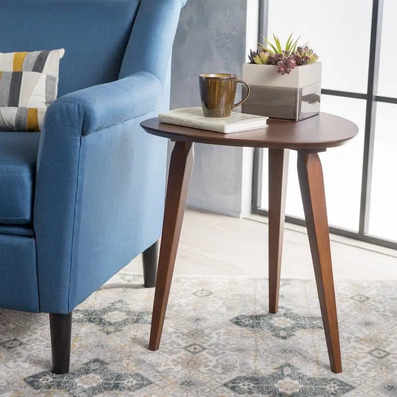 Hoyt Mid-Century Wood End Table by Christopher Knight Home - 20 L x 20 W x 22.75 H