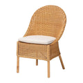 Bohemian Light Honey Rattan Dining Chair